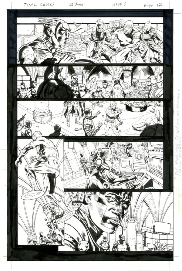 Final Crisis #5 p.12 by JG Jones