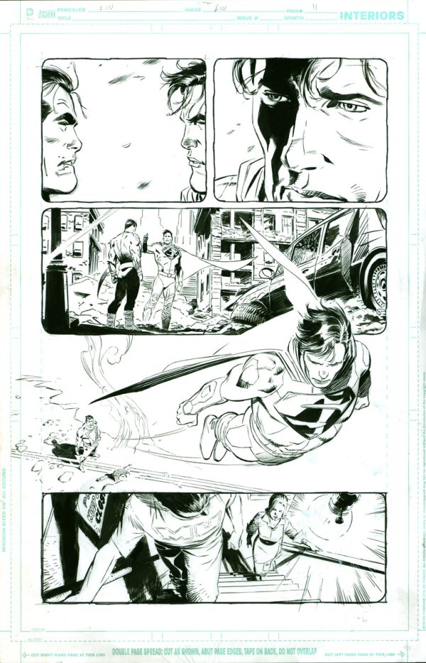 Convergence Superman #1 Page 11 by Lee Weeks