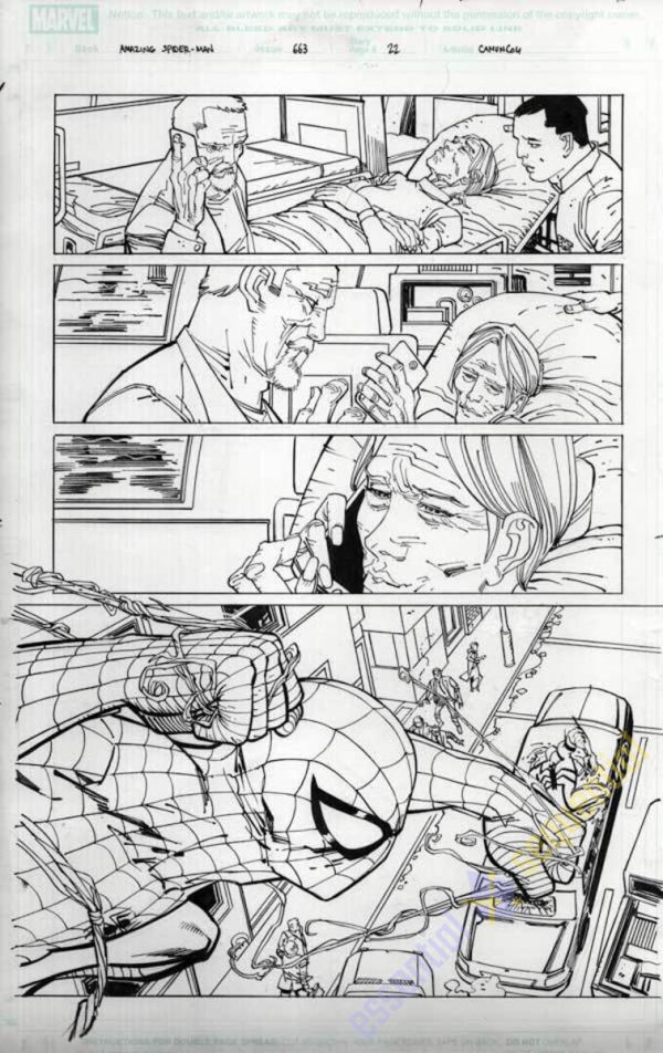 Amazing Spider-Man #663 p.22 by Klaus Janson