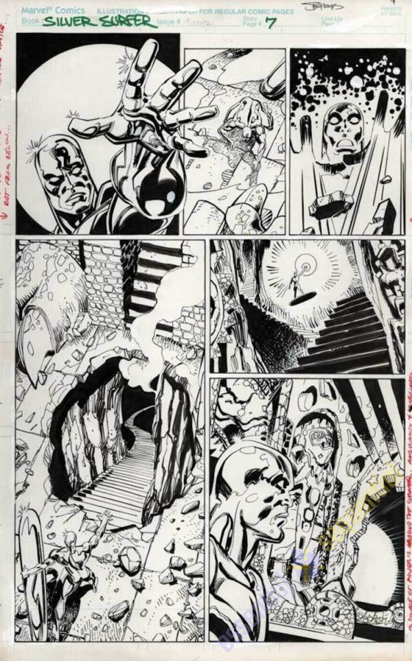 Silver Surfer Annual #97 p.07 by Klaus Janson