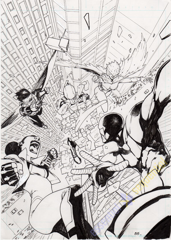 Teen Titans #10 Cover by Bengal