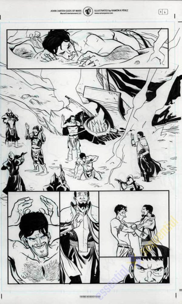 John Carter: The Gods of Mars #1 p.06 by Ramon Perez