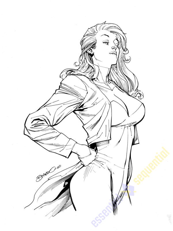 Commission by Brandon Peterson (heroes and mail away) - Image 7