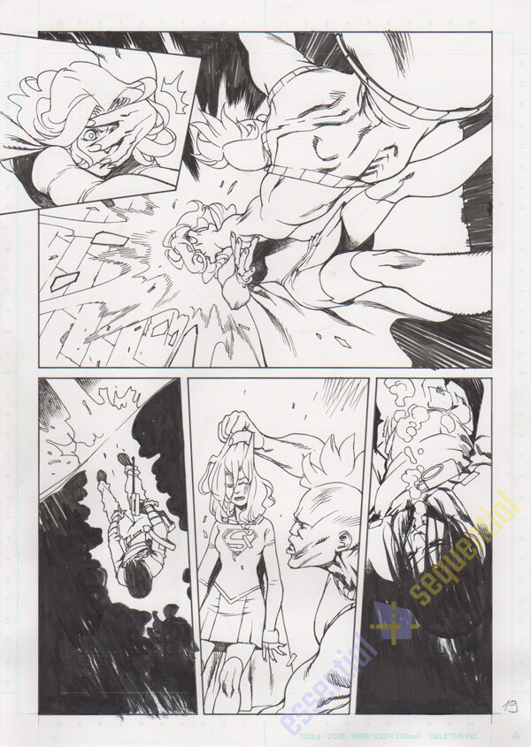 Adv of Supergirl #2 p.19 by Bengal