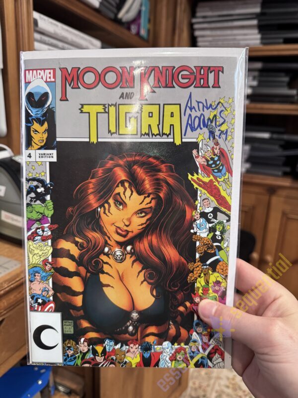 Moon Knight #4 Ultimate Comics Exclusive Art Adams Marvel Frame Variant Signed by Arthur Adams - Image 2