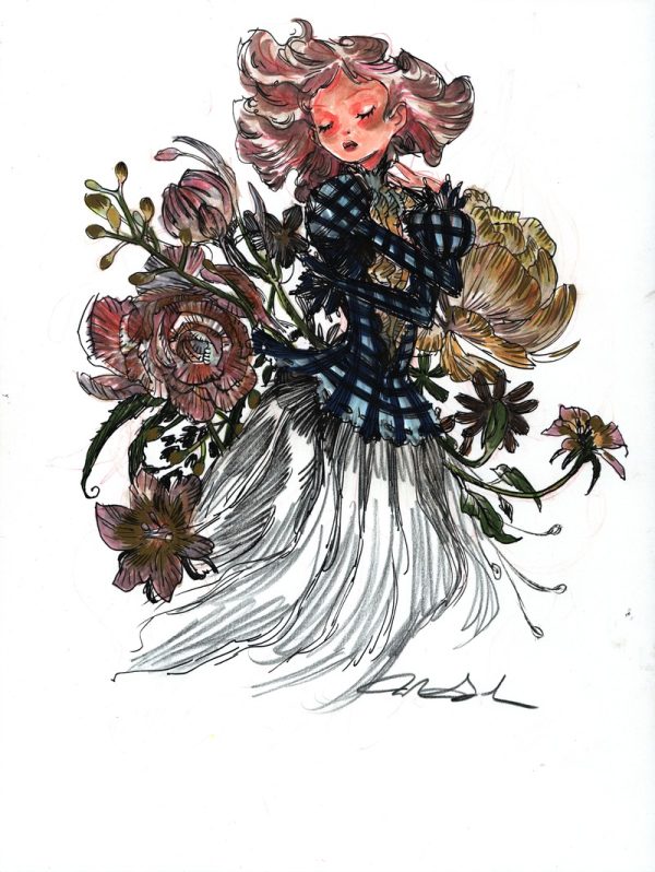 Peony Girl by Mindy Lee