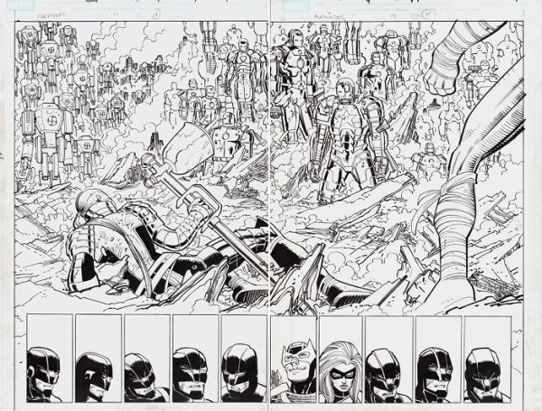 Avengers #17 p.14-15 by Romita Jr. & Janson