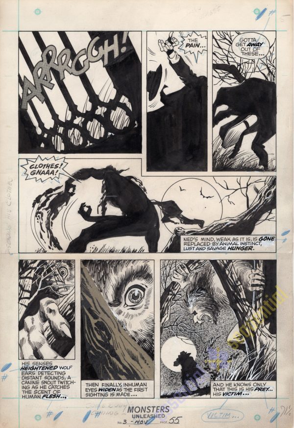 Monsters Unleashed #3 page 55 by George Tuska & Klaus Janson