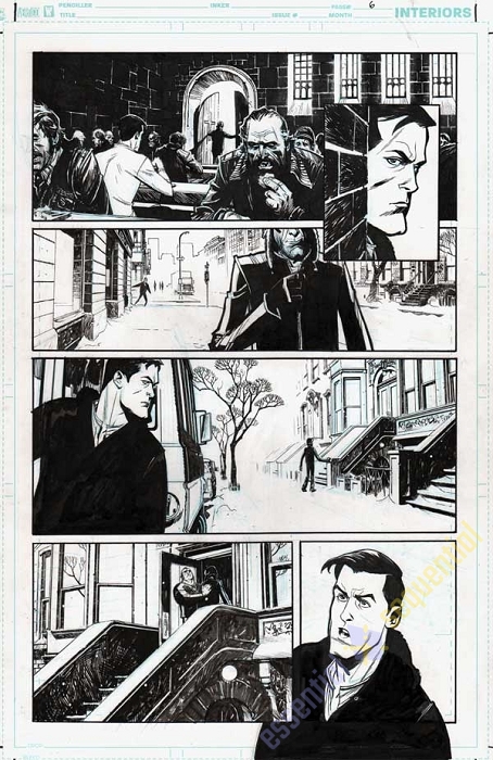 Batman Black & White Iss. 5.p.6 by Andrew Robinson