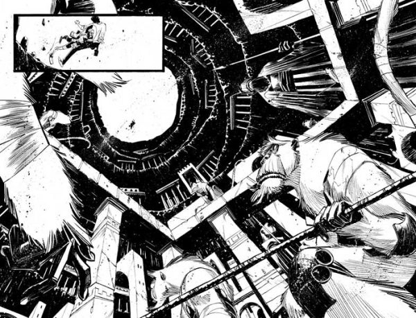 Black Science Issue 5 Pages 26-27 by Matteo Scalera