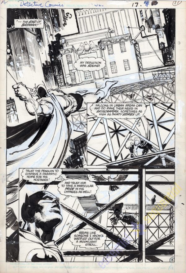 Detective Comics #568 page 13 by Klaus Janson