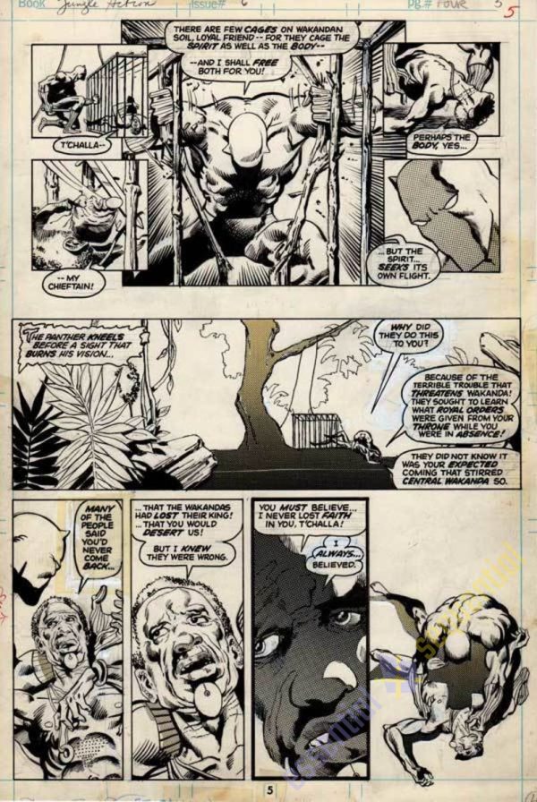 Jungle Action #6 p.05 by Rich Buckler and Klaus Janson