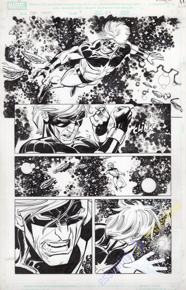 Captain Marvel #4 page 22 by Lee Weeks & Klaus Janson