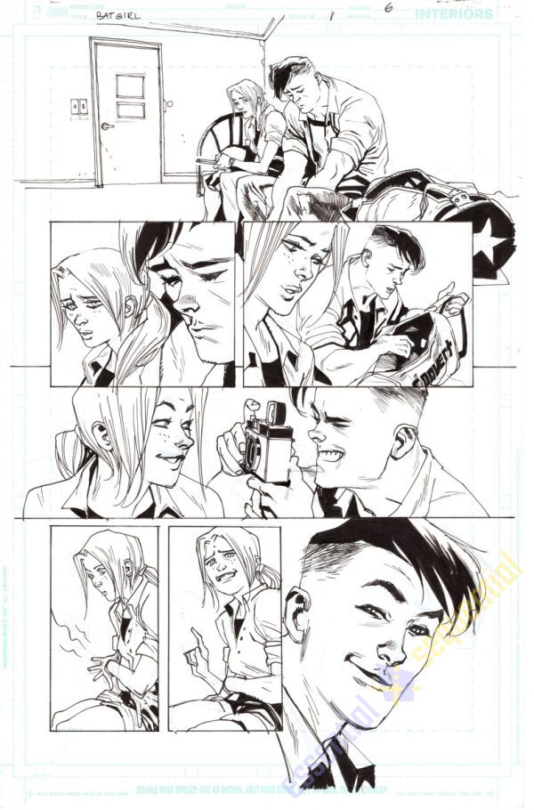 Batgirl #1 Page 6 by Rafael Albuquerque