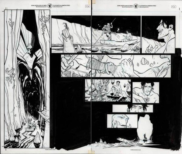 John Carter #1 p.10-11 by Ramon Perez