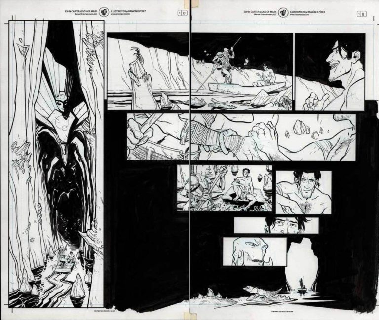 John Carter #1 p.10-11 by Ramon Perez – EssentialSequential.com-Explore ...