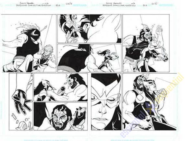 Detective Comics: The Question #864 Page 4 and 5 by Cully Hamner