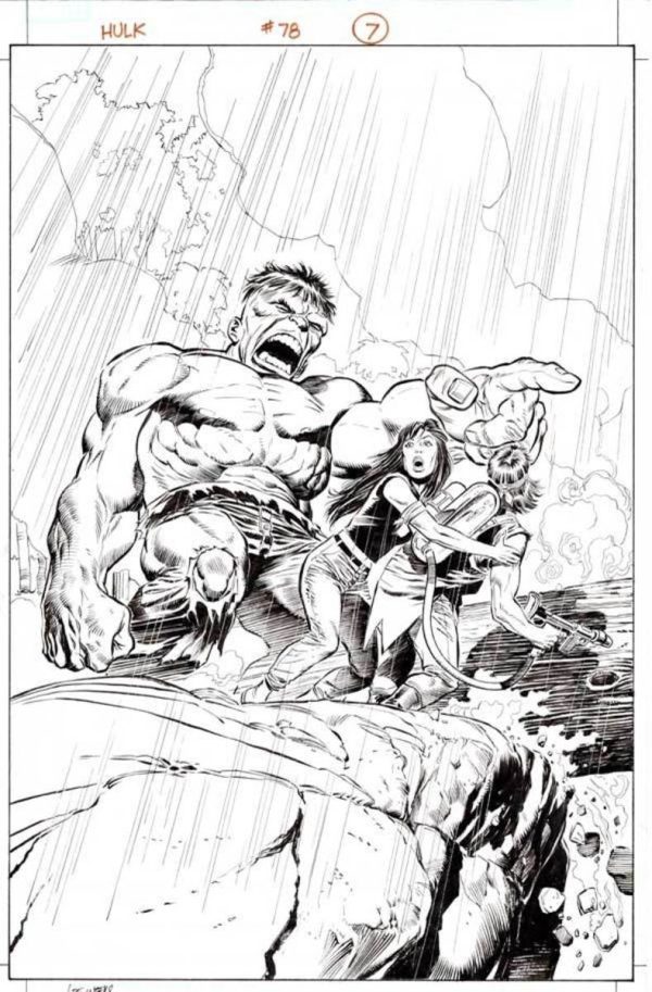 Hulk #78 p.07 by Lee Weeks