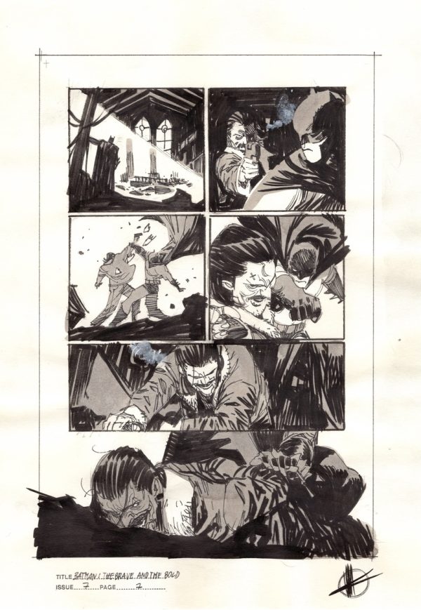 Batman: Brave and the Bold #7 Page 7 Prelim by Matteo Scalera