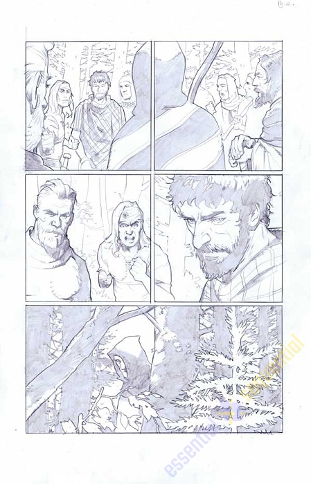 Eternal Warrior #1 p.14 by Cary Nord