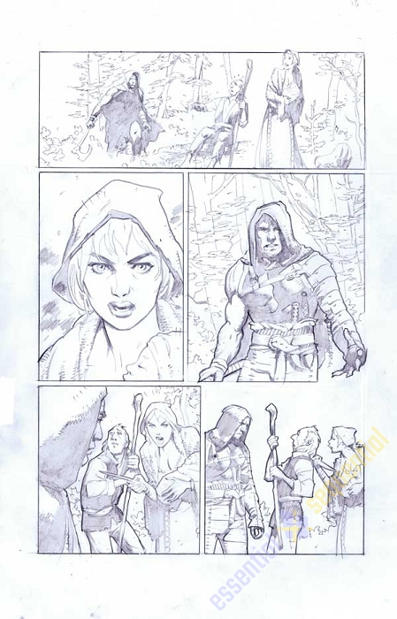 Eternal Warrior #1 p.18 by Cary Nord