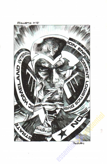 Magneto #15 Cover by Dan Panosian