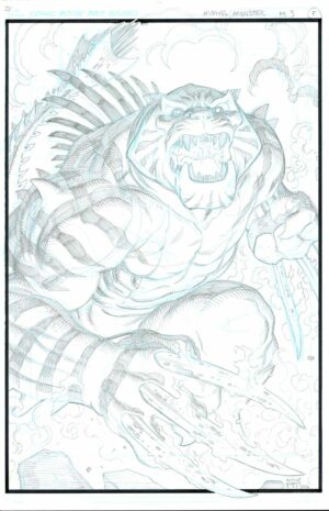 Wolvzilla Character Design by Arthur Adams