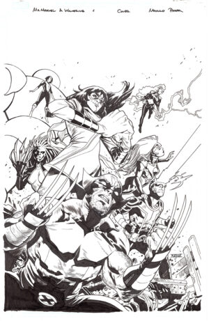 Ms. Marvel & Wolverine #1 Cover by Mahmud Asrar
