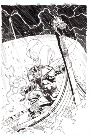 Thor #24 Cover by Mahmud Asrar