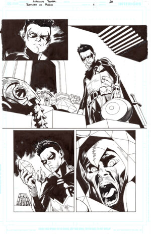 Batman v Robin #1 Page 29 by Mahmud Asrar