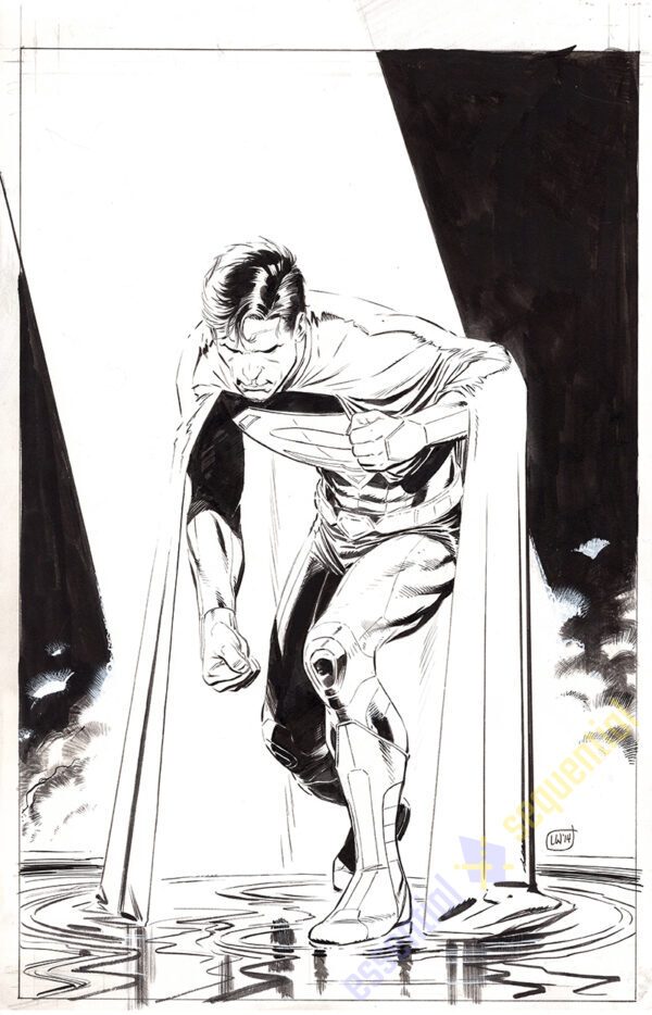 Unused Superman Cover by Lee Weeks