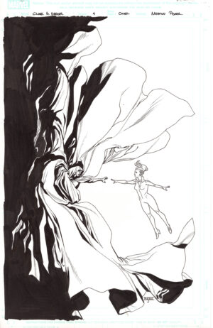 Cloak and Dagger #4 Cover by Mahmud Asrar