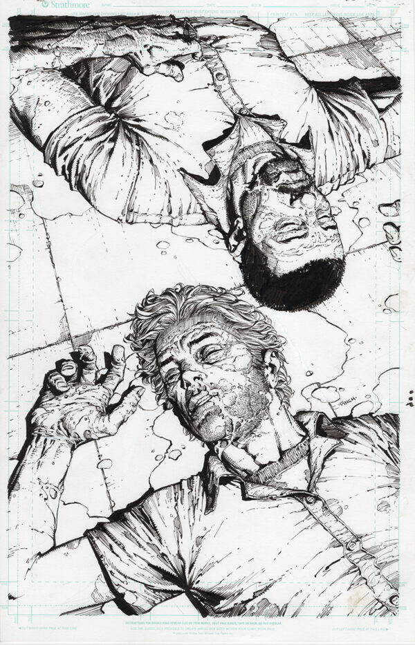 Walking Dead Deluxe #23 Cover by David Finch