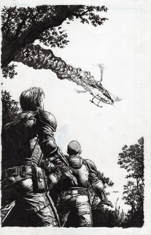 Walking Dead Deluxe #26 Cover by David Finch