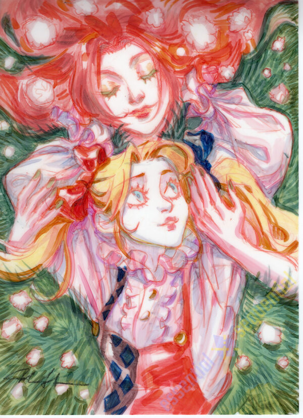 Harley Quinn and Ivy Hugs by Mindy Lee