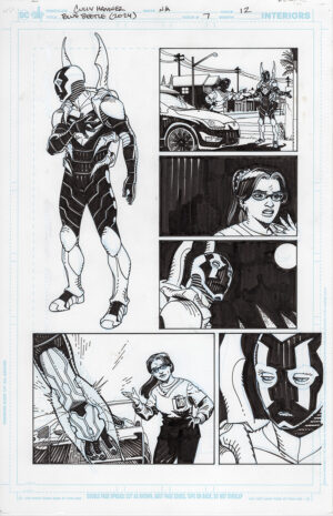 Blue Beetle #7 Page 12 by Cully Hamner