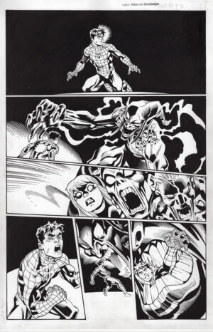 Amazing Spiderman #54 Page 13 by Wade von Grawbadger