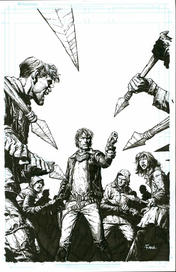 THE WALKING DEAD DELUXE #96 Cover by David Finch
