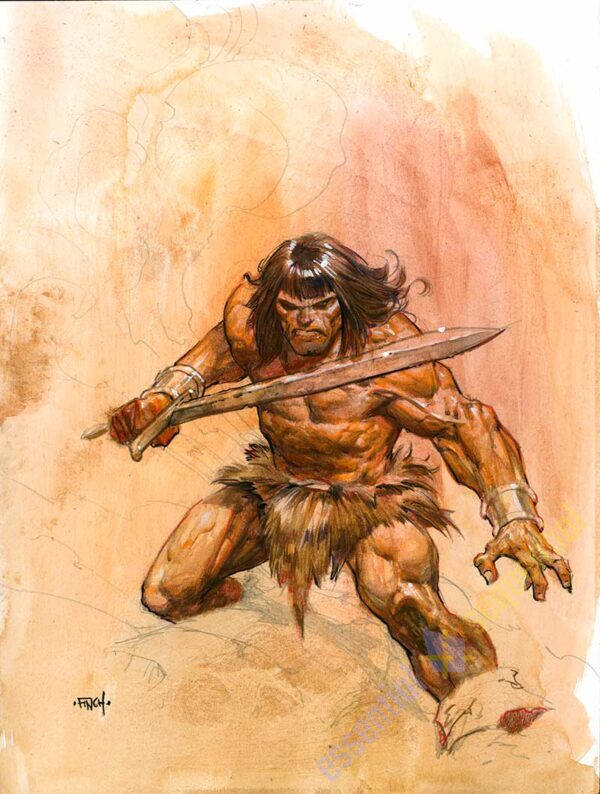 Conan Color Study by David Finch