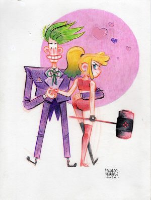 Joker and Harley by Eduardo Medeiros