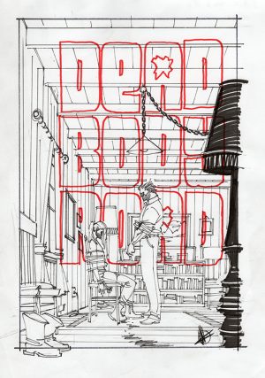 Dead Body Road Vol. 2 #5 Cover Prelim by Matteo Scalera