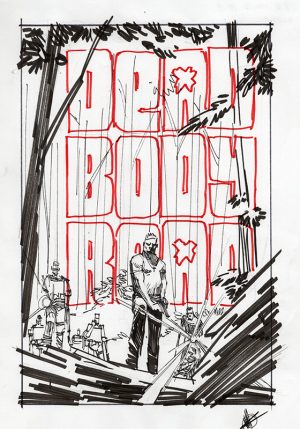 Dead Body Road Vol. 2 #4 Cover Prelim by Matteo Scalera