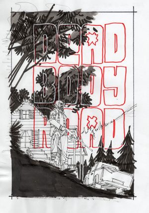 Dead Body Road Vol. 2 #6 Cover Prelim by Matteo Scalera