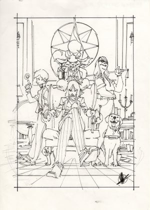 Hidden Society #4 Cover Preliminary by Matteo Scalera