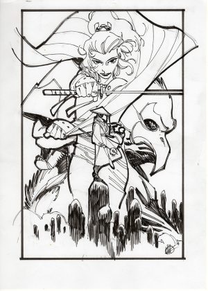 Demon Wars #1 Cover Preliminary A by Matteo Scalera