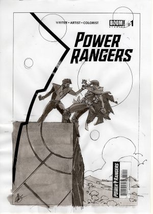 Mighty Morphin Power Rangers #9 Cover Preliminary A by Matteo Scalera