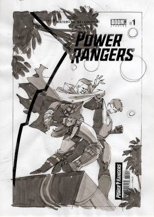 Mighty Morphin Power Rangers #9 Cover Preliminary B by Matteo Scalera