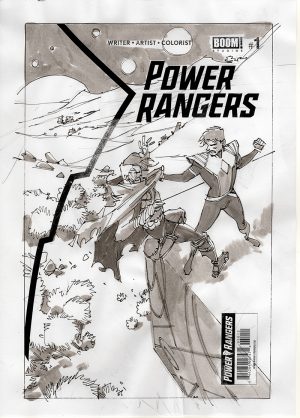 Mighty Morphin Power Rangers #9 Cover Preliminary C by Matteo Scalera