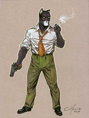 Blacksad (color) by Juanjo Guarnido