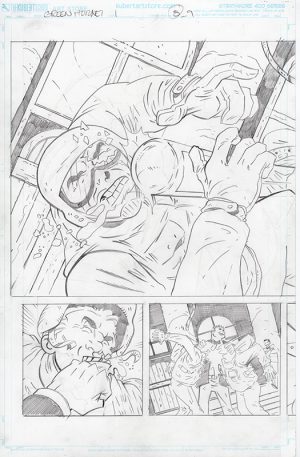 Green Hornet Issue 1 Page 8/9 by Anthony Marques